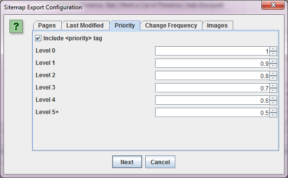 XML Sitemap Priority Tag